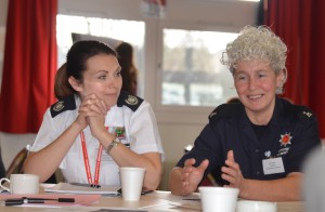 Delegates discuss women in the UK fire and rescue services