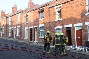 Firefighters attend terraced house fire in Rotherham