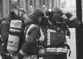 Firefighters at an incident